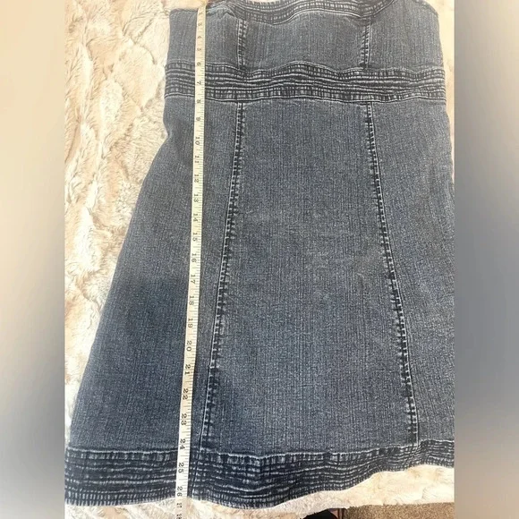 3/$30 Rewind over all mini dress size 9 - Picture 6 of 9